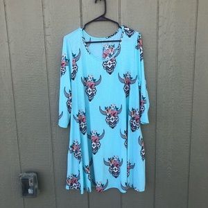 Boutique Boho Western Dress Size 2X